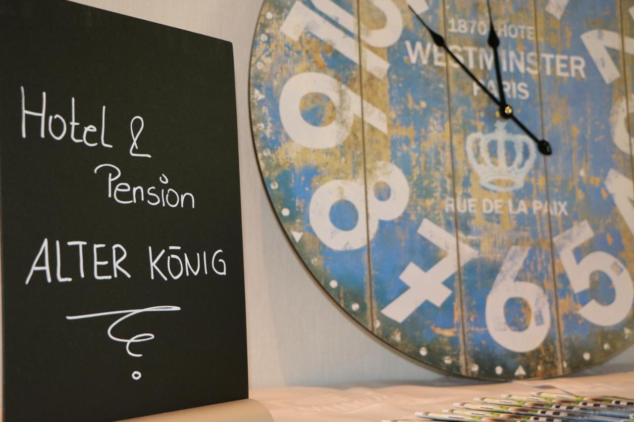 Hotel - Pension & Gaststaette "Alter Koenig" Hettstedt Dış mekan fotoğraf